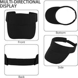 Non-Woven Visor Blank Golf Sun Hat In Bulk- Assorted