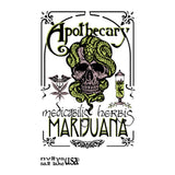 New Apothecary Medical Marijuana Burlap Bag - Vintage Cannabis Storage (Sold By Piece)