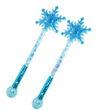 Snowflake Stick Light Up Snowflake Magic LED Wands (Sold By Dozen)