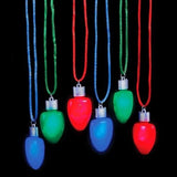 Light-Up Christmas Bulb Necklace In Bulk