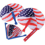 Stars and Stripes Folding Fan kids Toys In Bulk