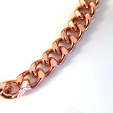 Wholesale1.4" Wide Cuban Pure Copper Link Necklace Suitable for Men and Women (sold by the piece )