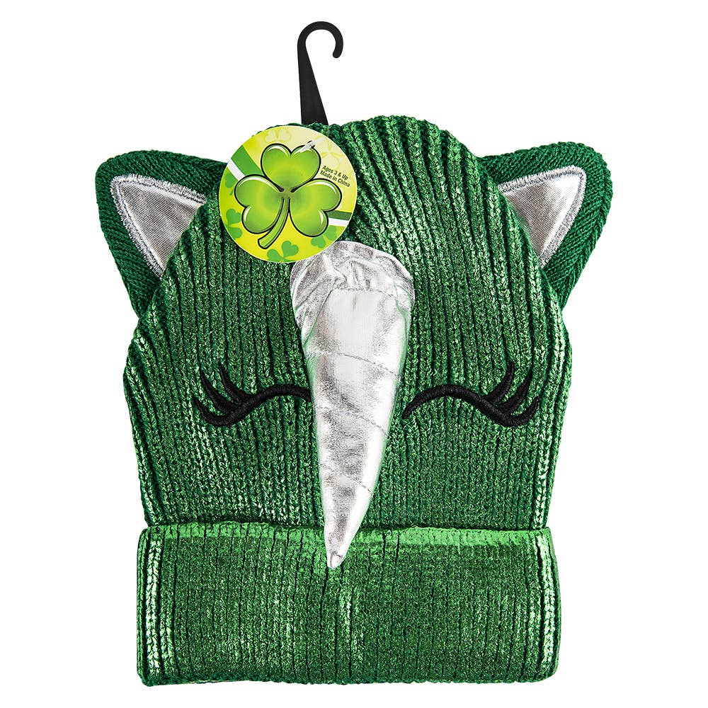 Buy ST. PATRICK'S DAY BEANIE UNICORN HAT in Bulk