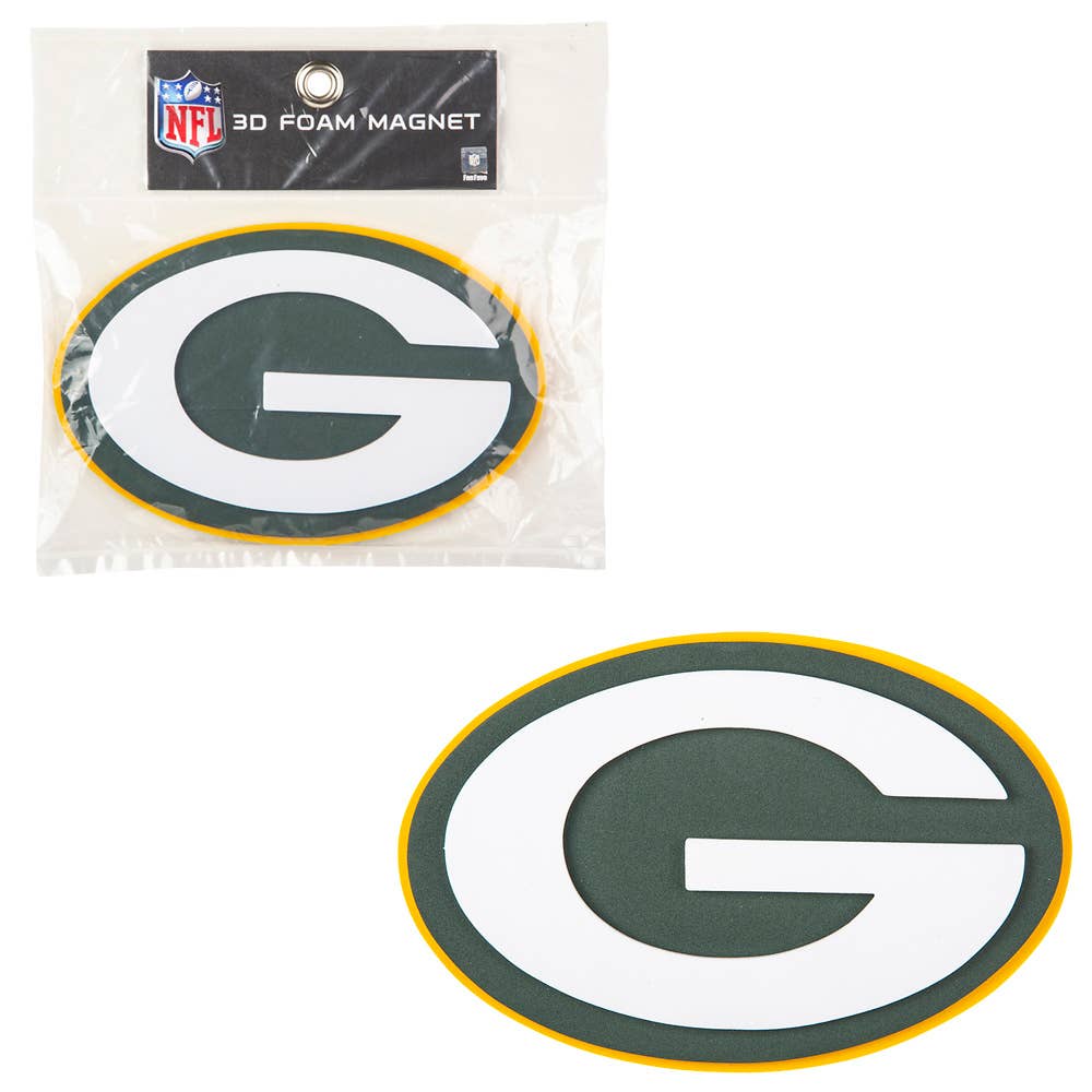 Buy Fanfave 8" Green Bay Packers 3D Magnet in Bulk