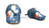 Glitter Butterfly Ladies Denim Caps Wholesale