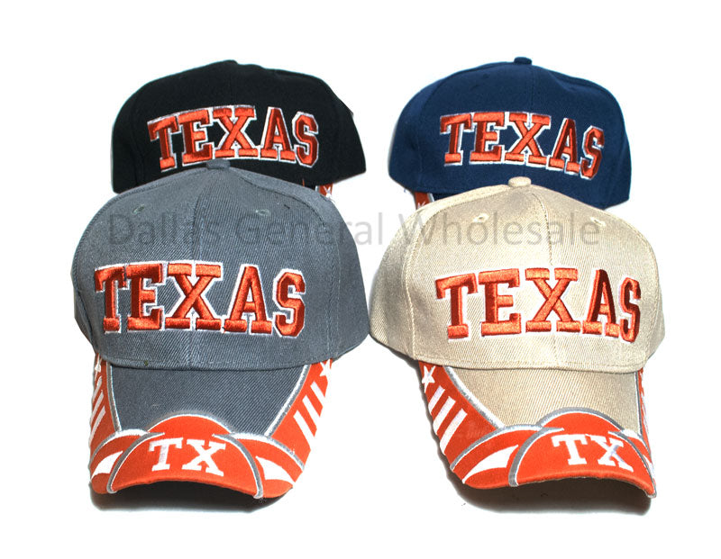 Bulk Buy Adults "Texas" Casual Caps Wholesale