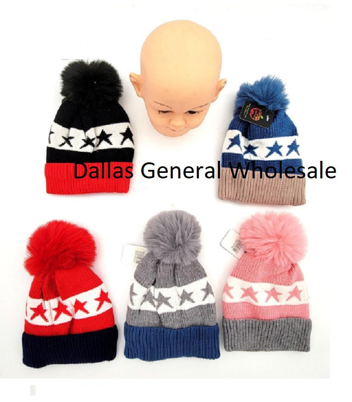 Bulk Buy Adorable Kids Star Beanie Hats Wholesale