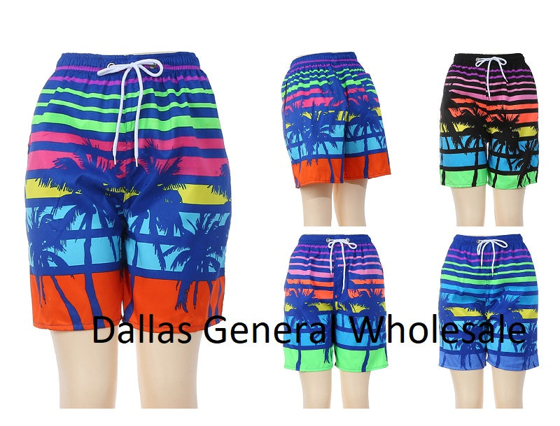 Bulk Buy Men Casual Tropical Swim Trunks Wholesale