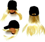 Buy BASEBALL HAT WITH LONG BLONDE HAIRBulk Price