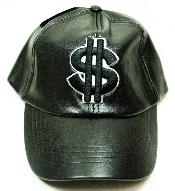 Leather Dollar Sign Cap