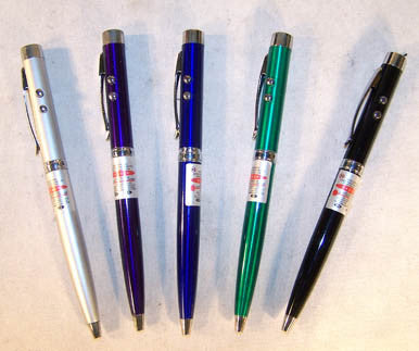 Wholesale COLORED LASER & LED LIGHT PEN  (Sold by the dozen) CLOSEOUT $ 1 EACH