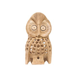 Handmade Wooden Jaali Work Owl