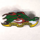 Buy SEARCH AND DESTROY DRAGON HAT / JACKET PIN Bulk Price