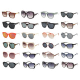 Wholesale MIX #1 TRENDY WOMEN'S ASSORTED UV400 SUNGLASSES (Sold by the 6 PC OR 12 PC LOT)