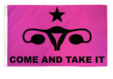 Wholesale COME AND TAKE IT WOMEN'S RIGHTS  3 X 5 FLAG  (Sold by the piece)