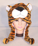 Buy ORANGE TIGER PLUSH ANIMAL HATS Bulk Price