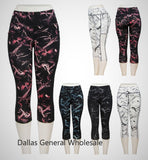 Bulk Buy Trendy Active Capris with Pockets Wholesale