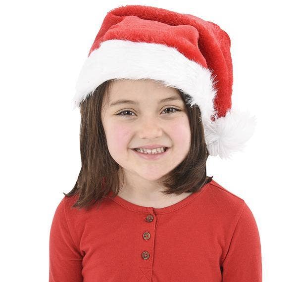 Buy plush SANTA HAT in Bulk