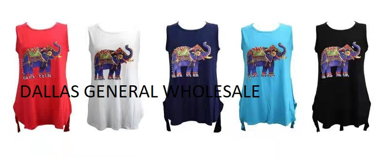 Bulk Buy Womens Casual Elephant Blouses Wholesale