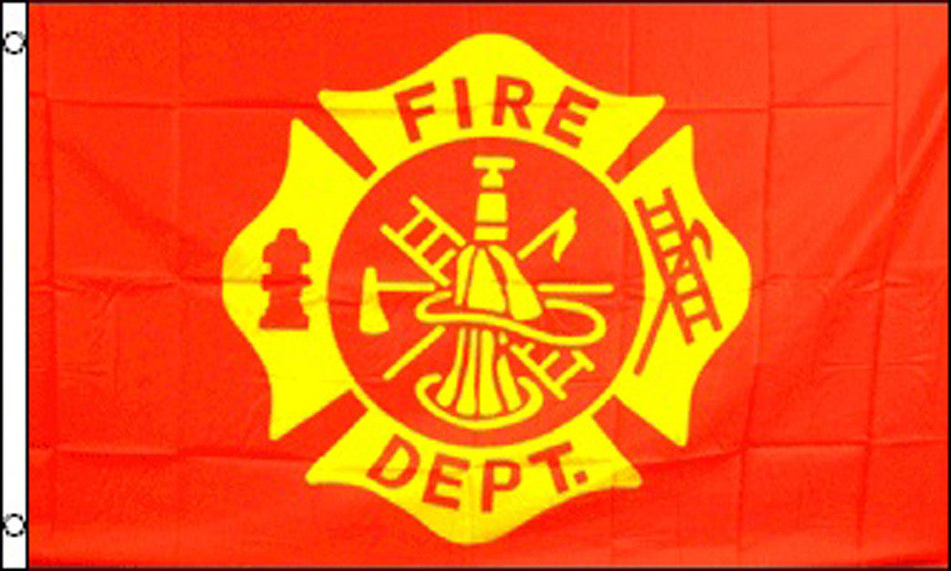 Buy FIRE DEPT DEPARTMENT EMBLEM FLAG NEW 3 X 5 FLAG Bulk Price